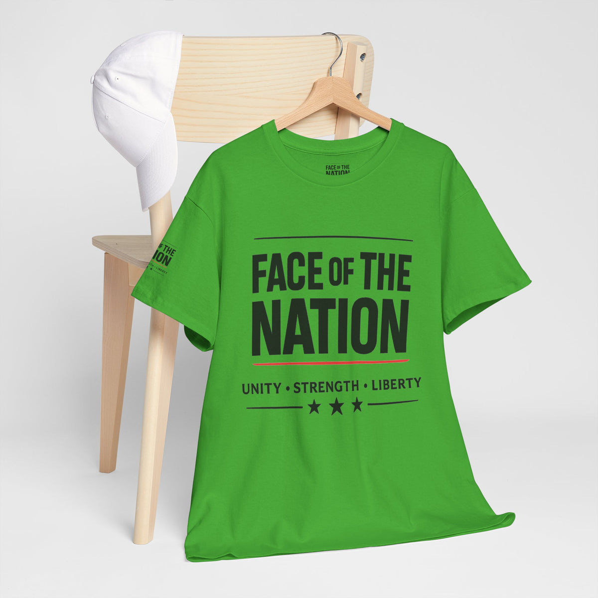 Face of the Nation Heritage Tee — Bright Edition