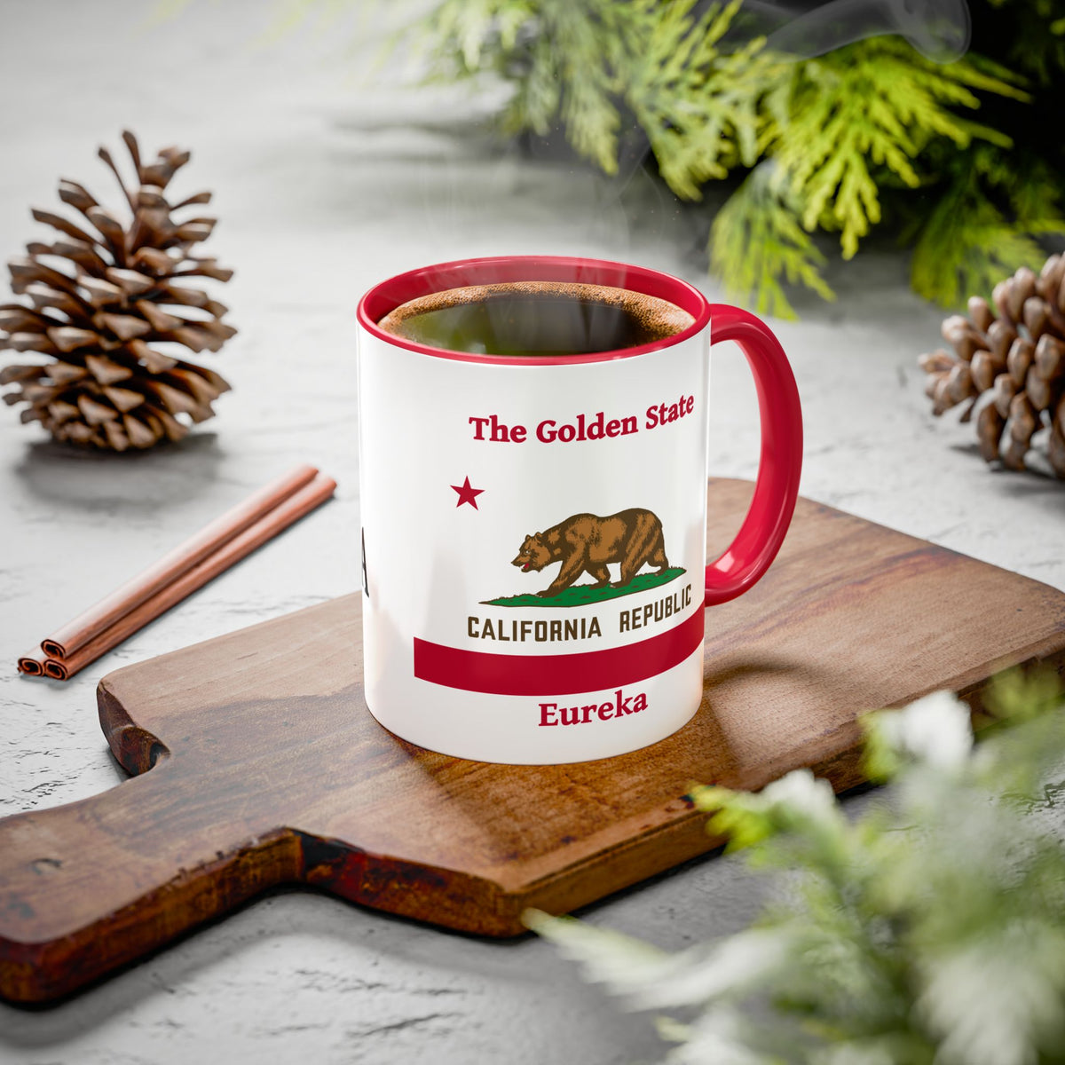 California State Pride Accent Mug — 31st State