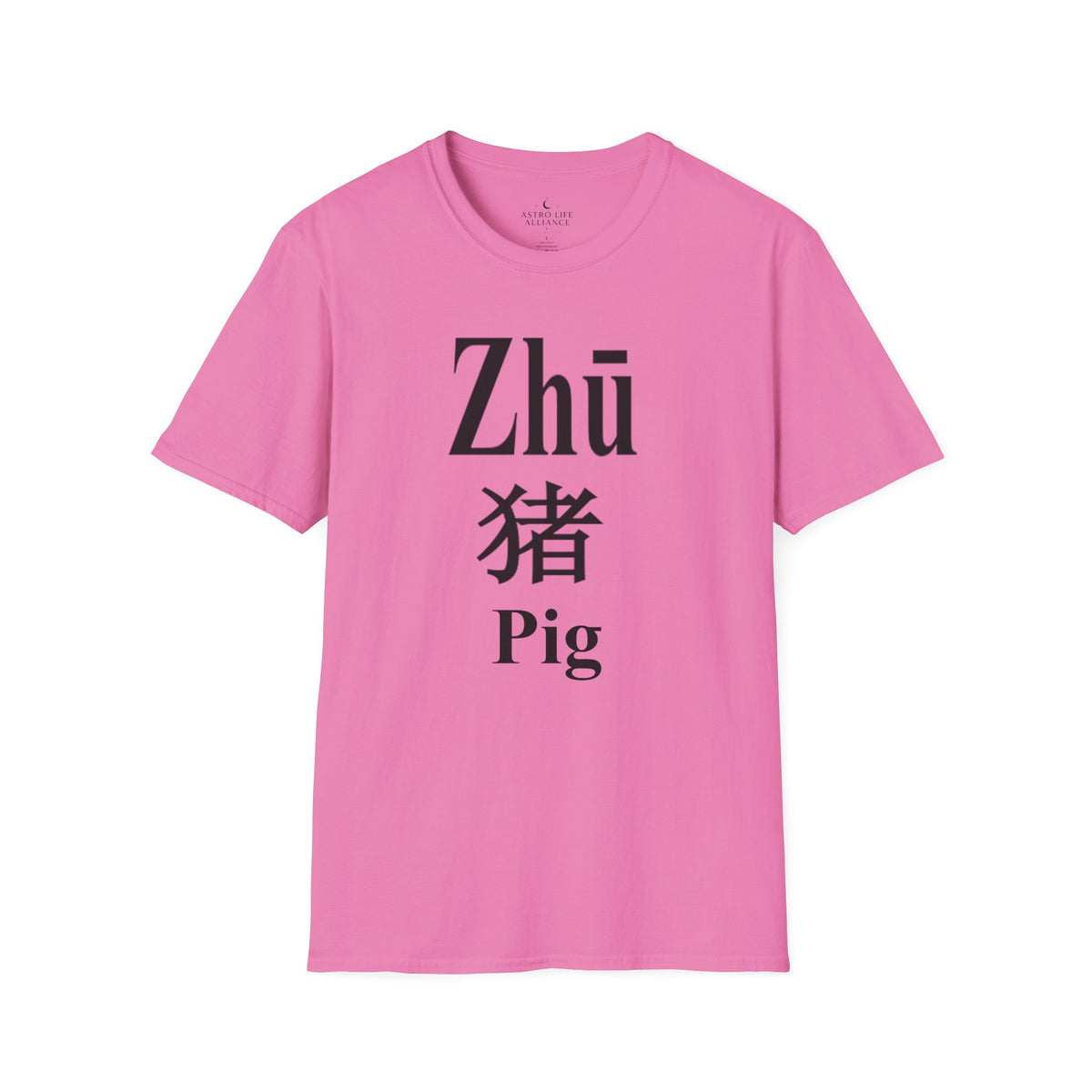 12 Pig — Typography Tee — Light Colors — English