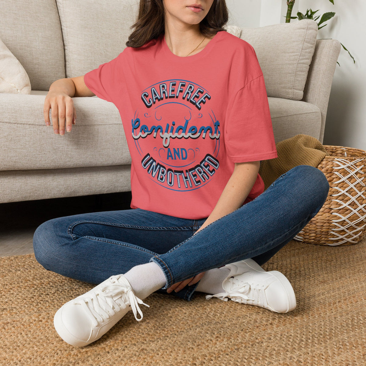 Unbothered Statement Unisex Softstyle Tee – Bright & Light Colors A