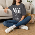 02 Buffle/Bœuf — T-shirt Typographique — Couleurs Foncées — Français