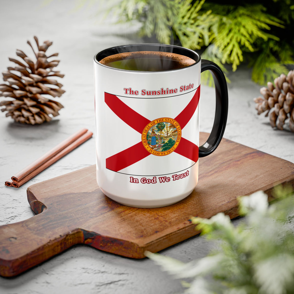 Florida State Pride Accent Mug — 27th State