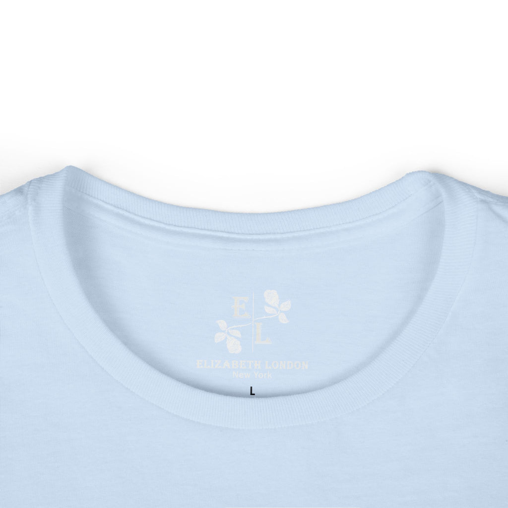 Elizabeth London™ Iconic Signature Rose Women’s Tee – Sunlit Bloom