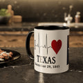 Texas State Pride Accent Mug — 28th State