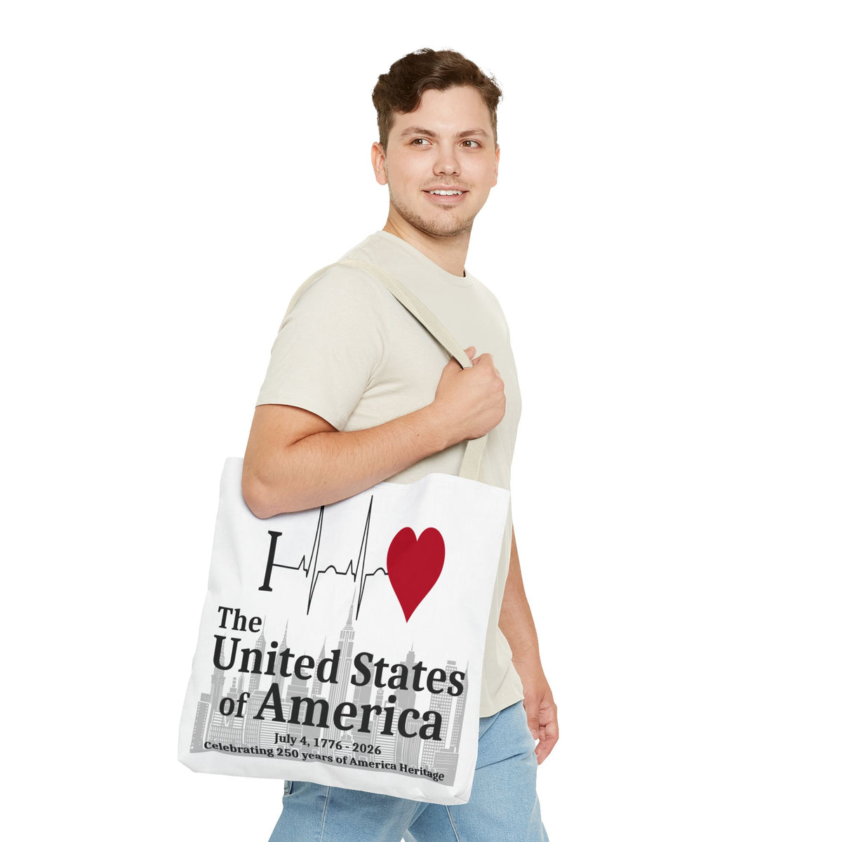 I Love the USA 250th Anniversary Tote