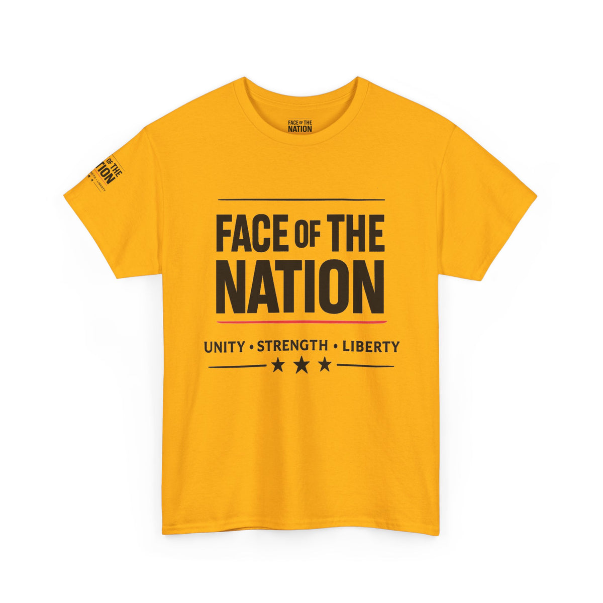 Face of the Nation Heritage Tee — Bright Edition