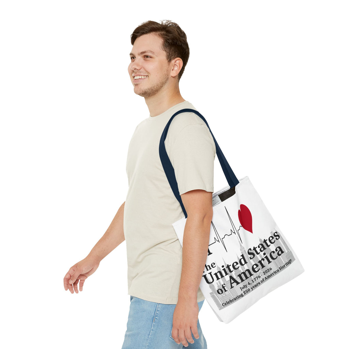 I Love the USA 250th Anniversary Tote