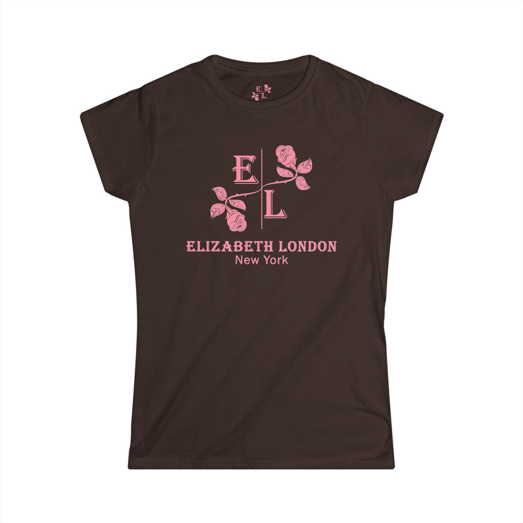 Elizabeth London™ Iconic Signature Rose Women’s Tee – Grand Garden