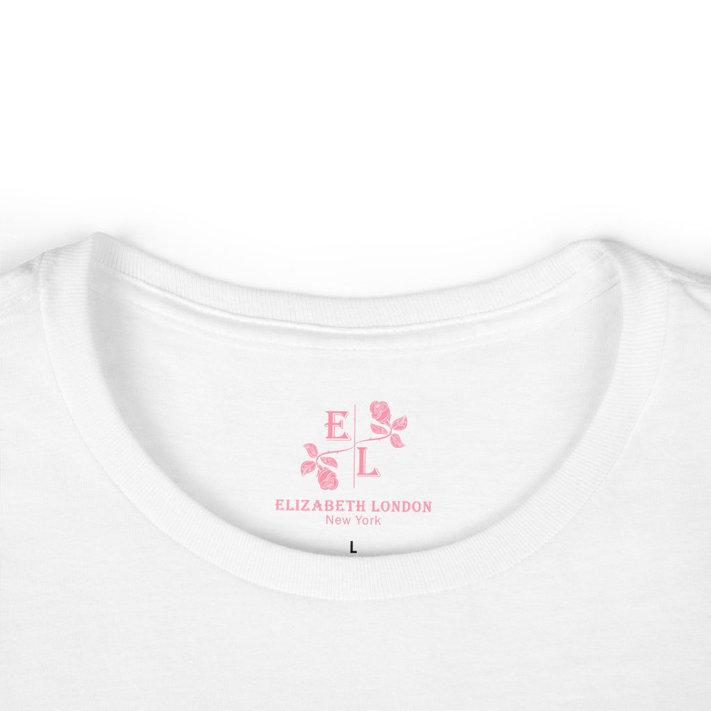 Elizabeth London™ Iconic Signature Rose Women’s Tee – Grand Garden