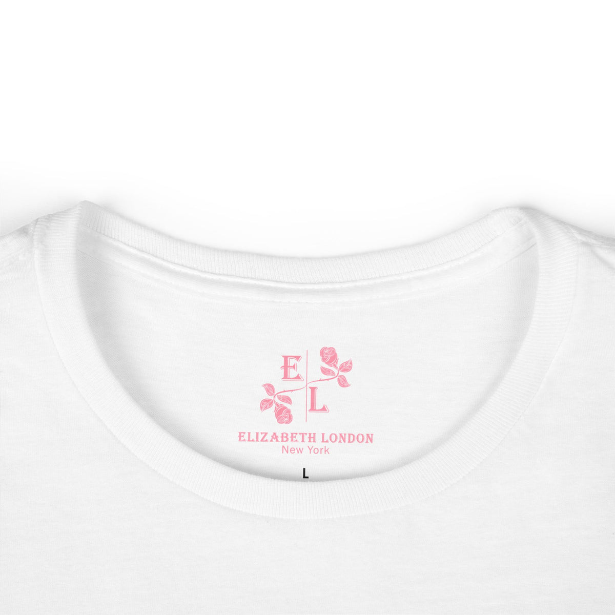 Elizabeth London™ Iconic Signature Rose Women’s Tee – Grand Garden