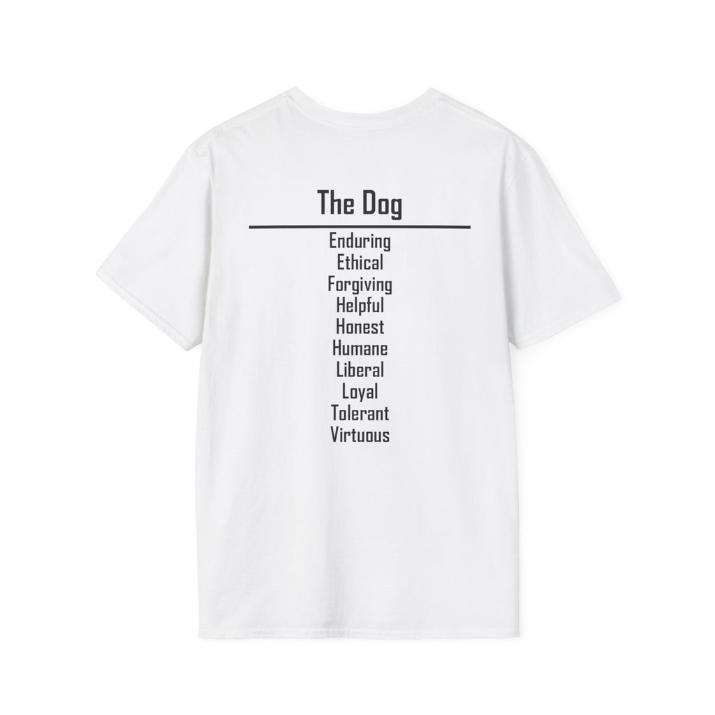 11 Dog — Typography Tee — Light Colors — English