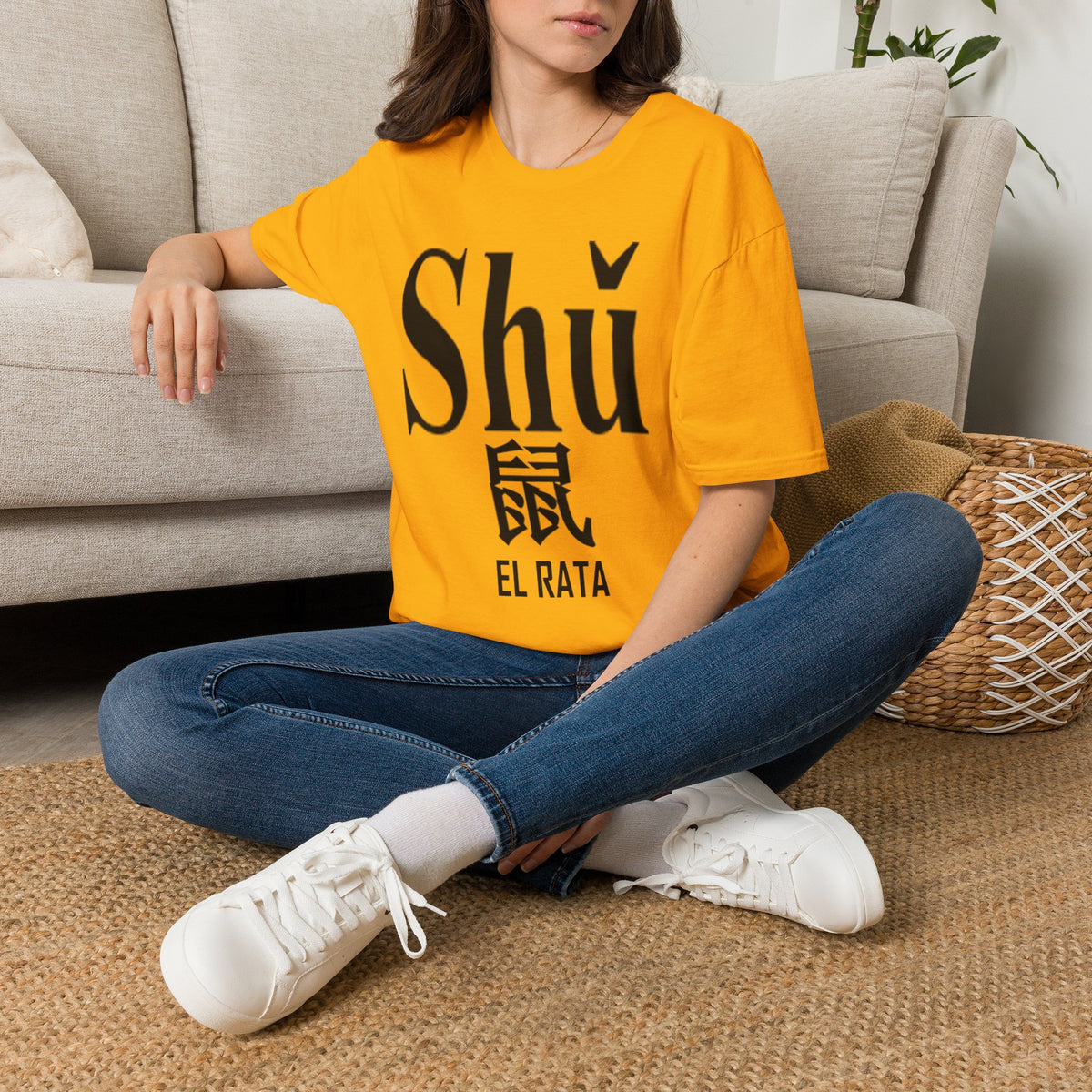 01 Rata — Camiseta Tipográfica — Colores Claros — Español