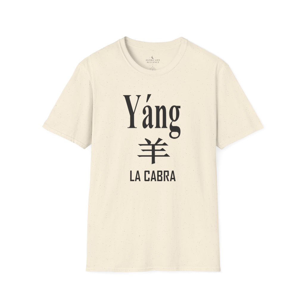 08 Cabra — Camiseta Tipográfica — Colores Claros — Español