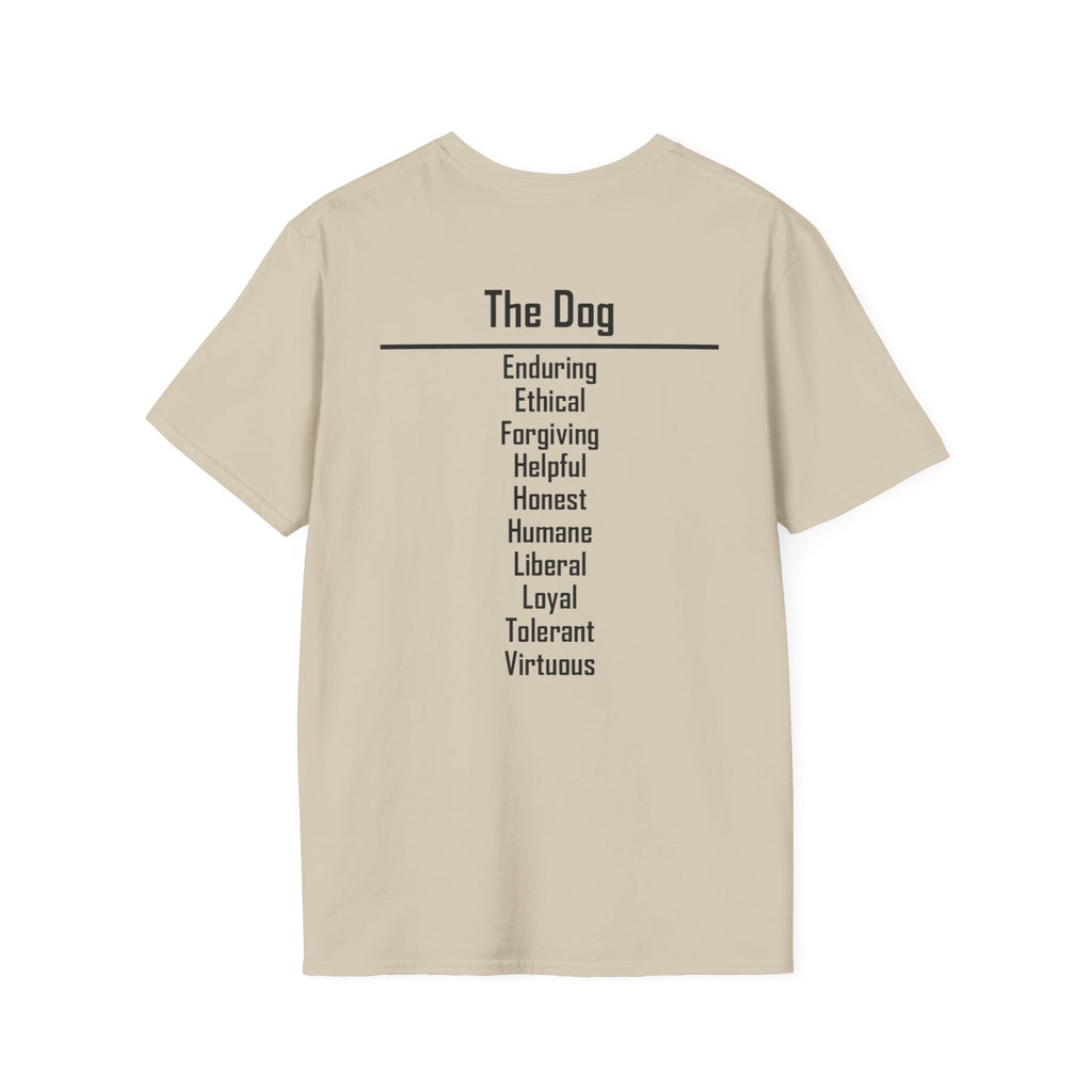 11 Dog — Typography Tee — Light Colors — English