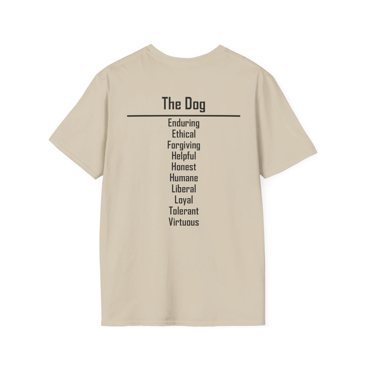 11 Dog — Typography Tee — Light Colors — English