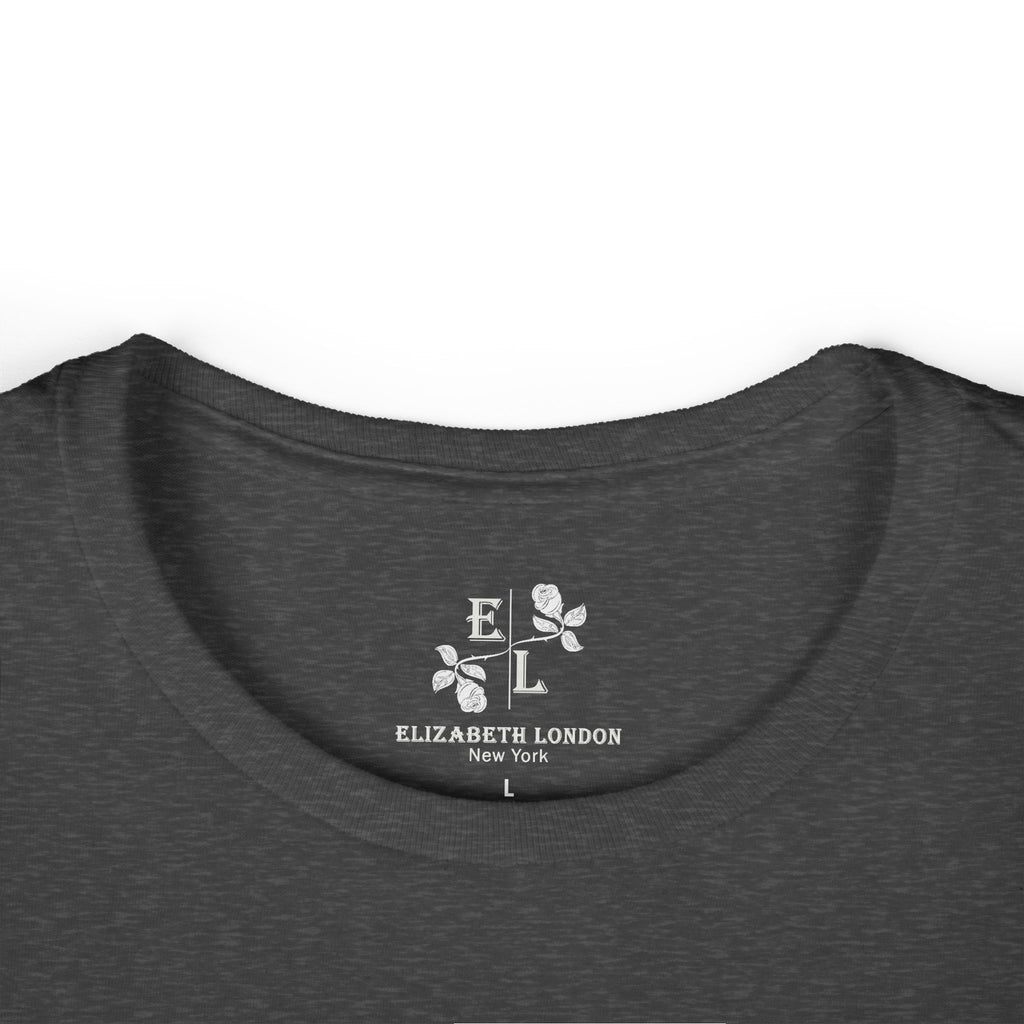 Elizabeth London™ Iconic Signature Rose Women’s Tee – Midnight Rose