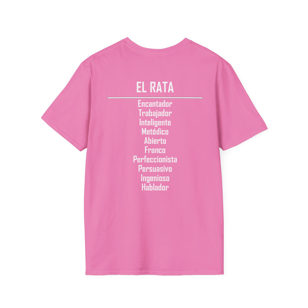 01 Rata — Camiseta Tipográfica — Colores Oscuros — Español
