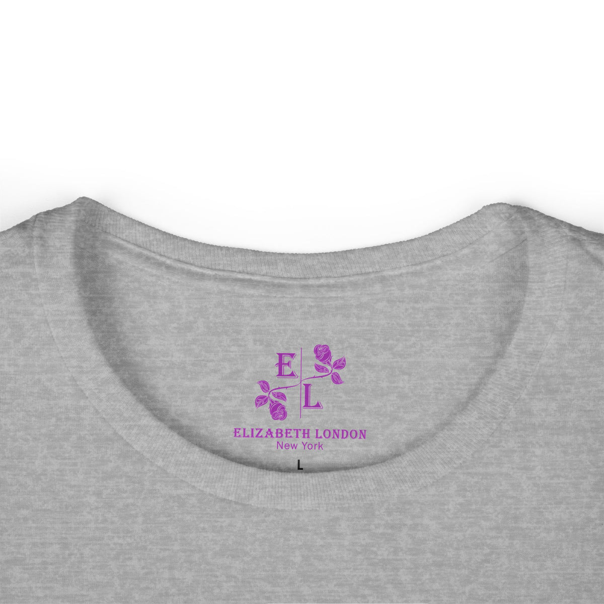 Elizabeth London™ Iconic Signature Rose Women’s Tee – Golden Dawn