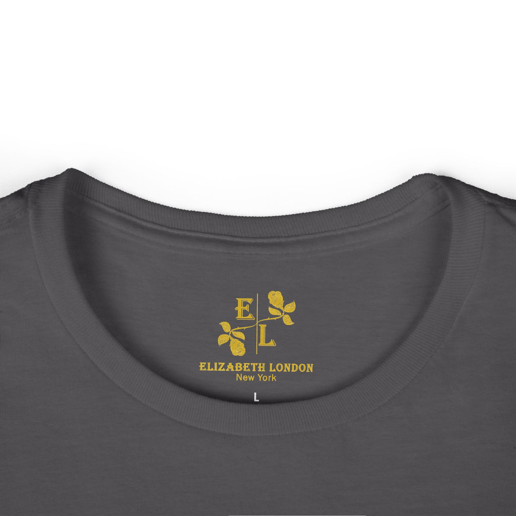 Elizabeth London™ Iconic Signature Rose Women’s Tee – Garden Spectrum