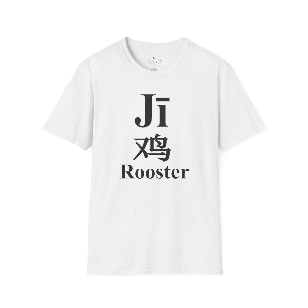 10 Rooster — Typography Tee — Light Colors — English