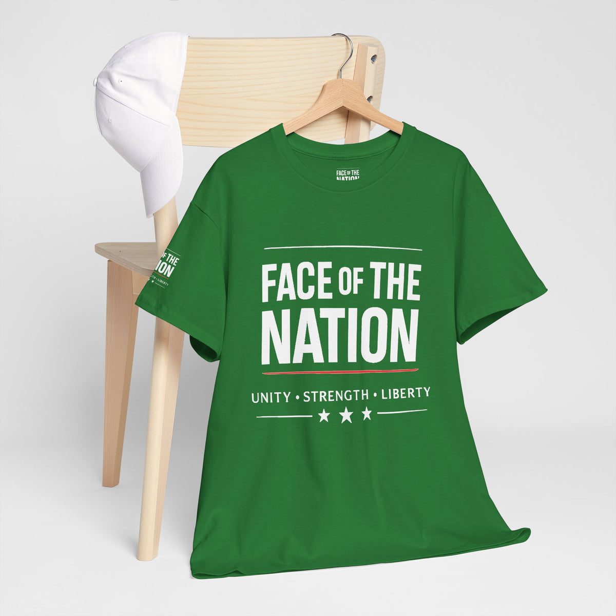 Face of the Nation Heritage Tee — Deep Edition