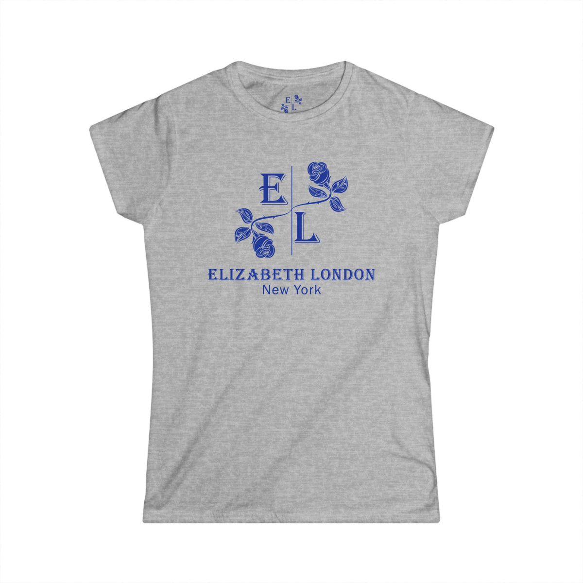 Elizabeth London™ Iconic Signature Rose Women’s Tee – Morning Bloom
