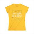 Prompt Me Right Women’s Tee – Golden Signature Edition by J. Ahmad