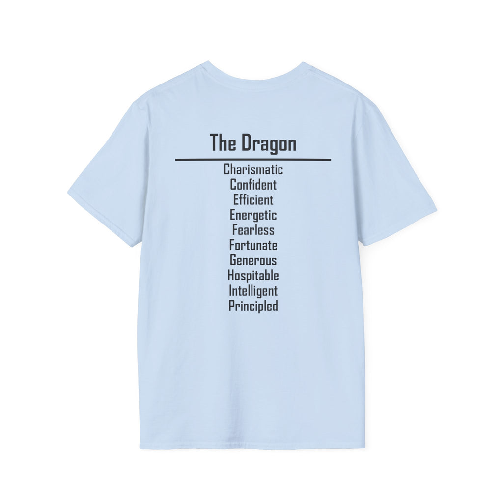 05 Dragon — Typography Tee — Light Colors — English
