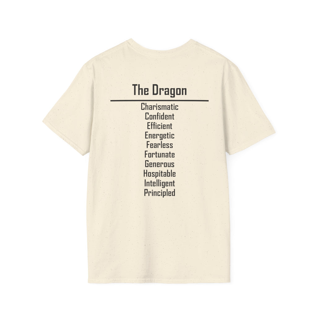 05 Dragon — Typography Tee — Light Colors — English