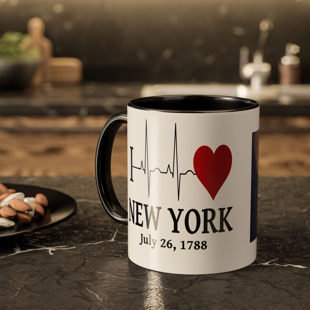 New York State Pride Accent Mug — 11th State