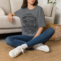 Unbothered & Undeniable Statement Unisex Softstyle Tee – Graphite Heather
