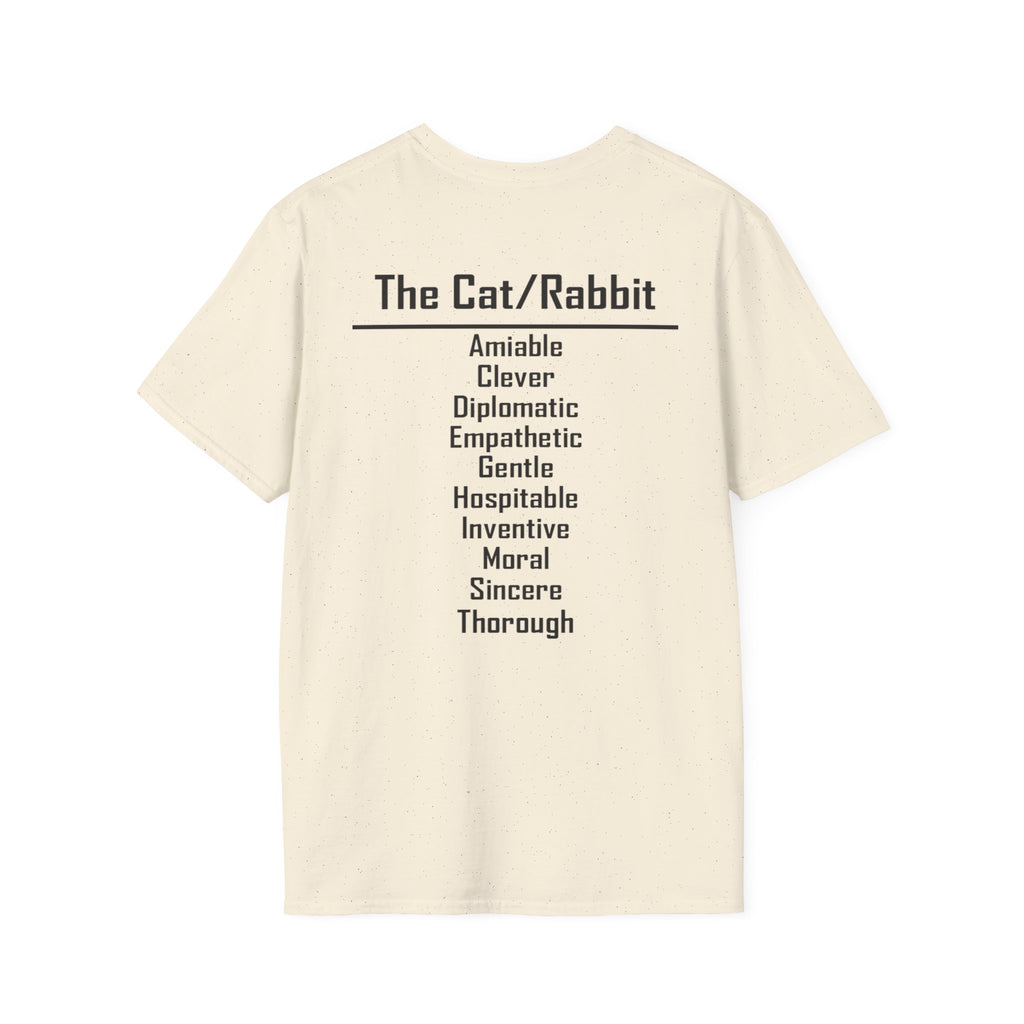 04 Cat — Typography Tee — Light Colors — English