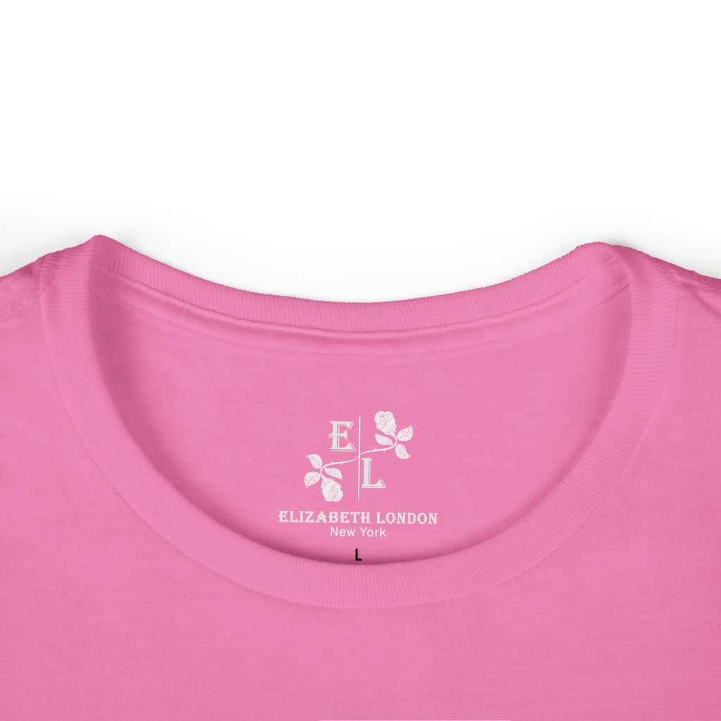 Elizabeth London™ Iconic Signature Rose Women’s Tee – Sunlit Bloom