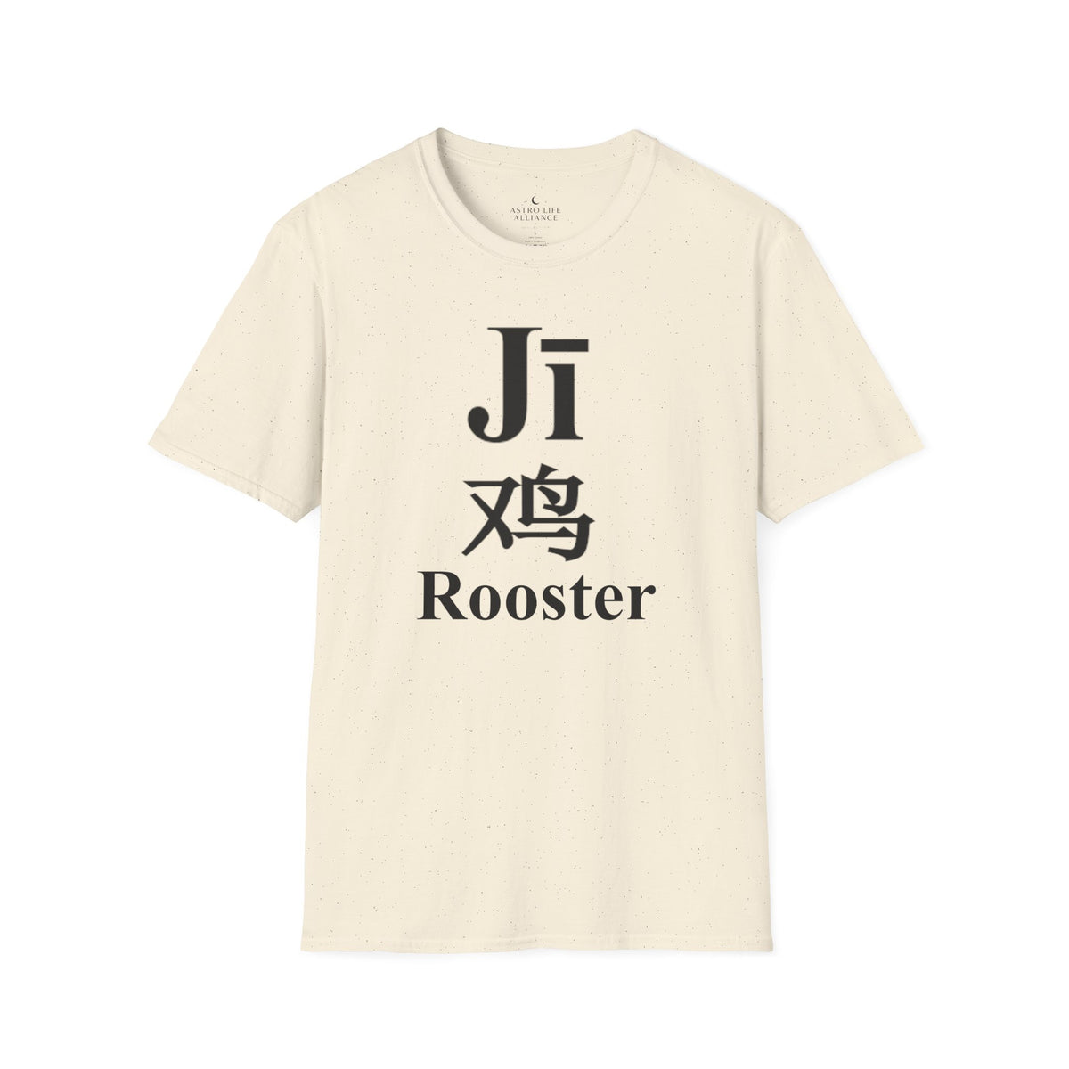 10 Rooster — Typography Tee — Light Colors — English