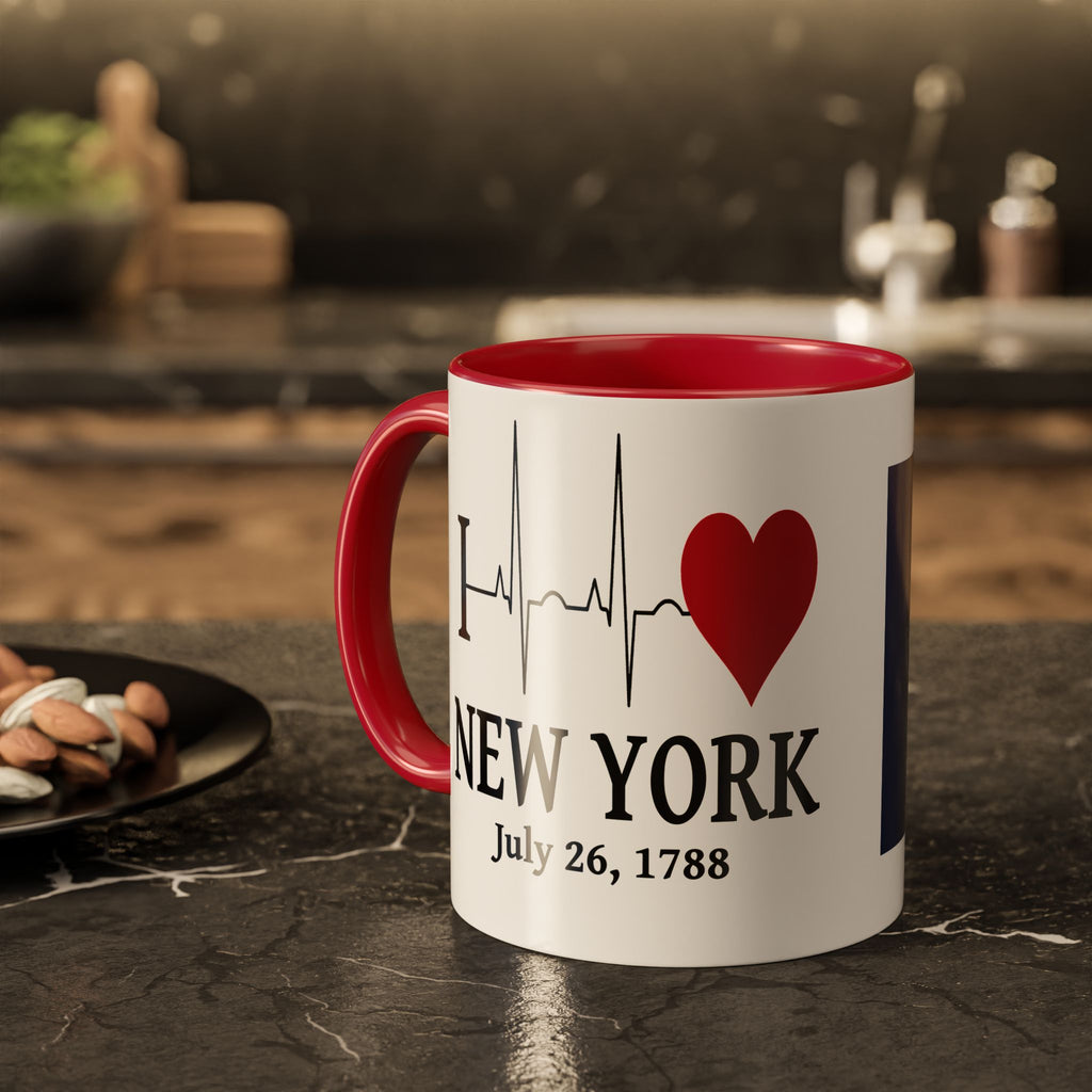 New York State Pride Accent Mug — 11th State