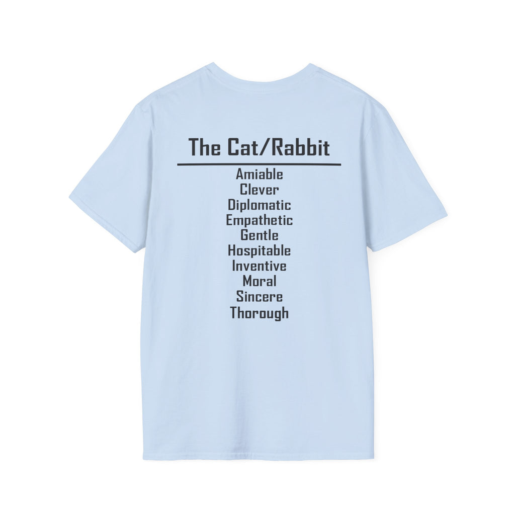 04 Cat — Typography Tee — Light Colors — English