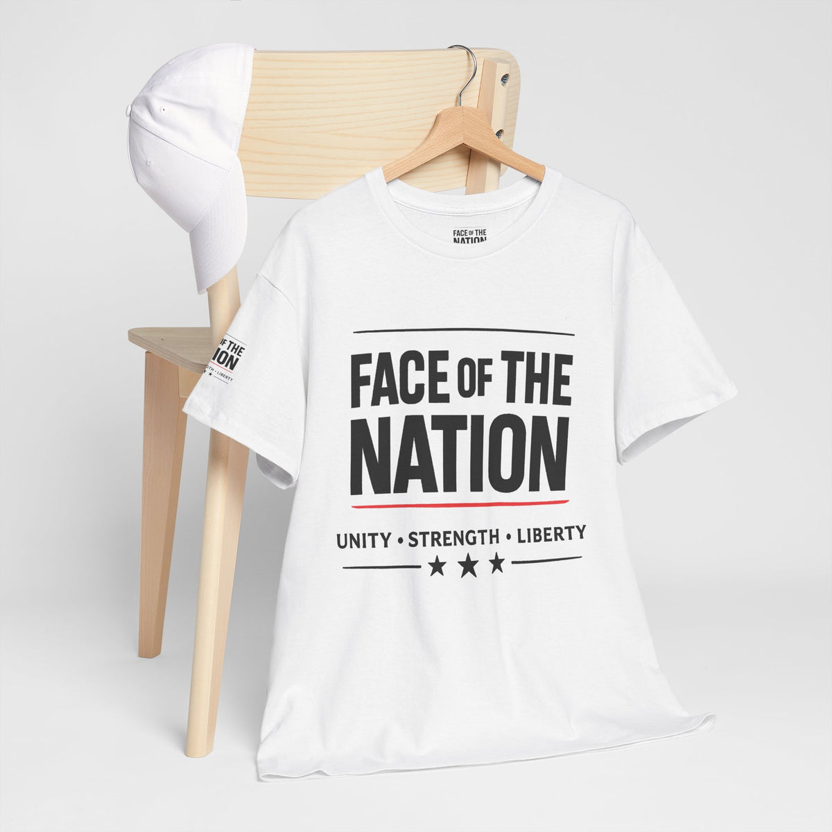 Face of the Nation Heritage Tee — Bright Edition