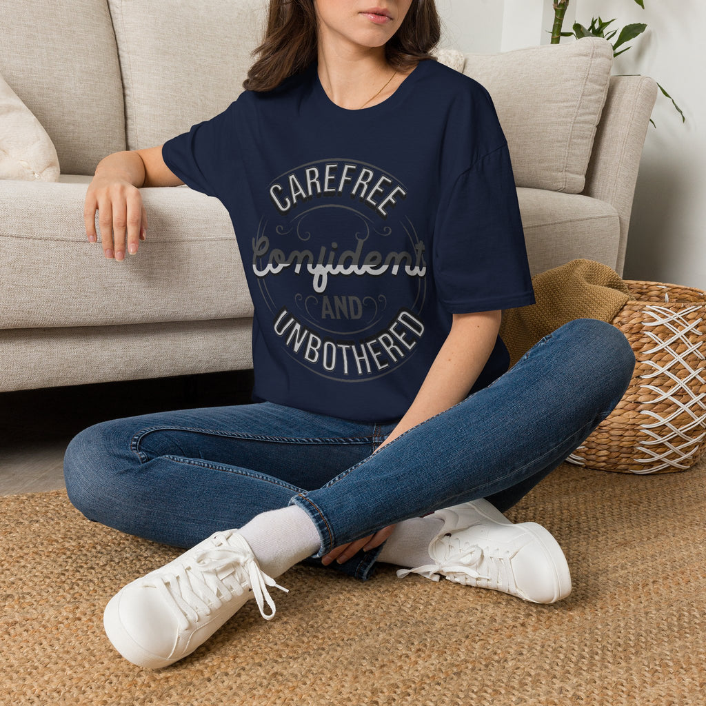 Unbothered Statement Unisex Softstyle Tee – Deep Neutrals A