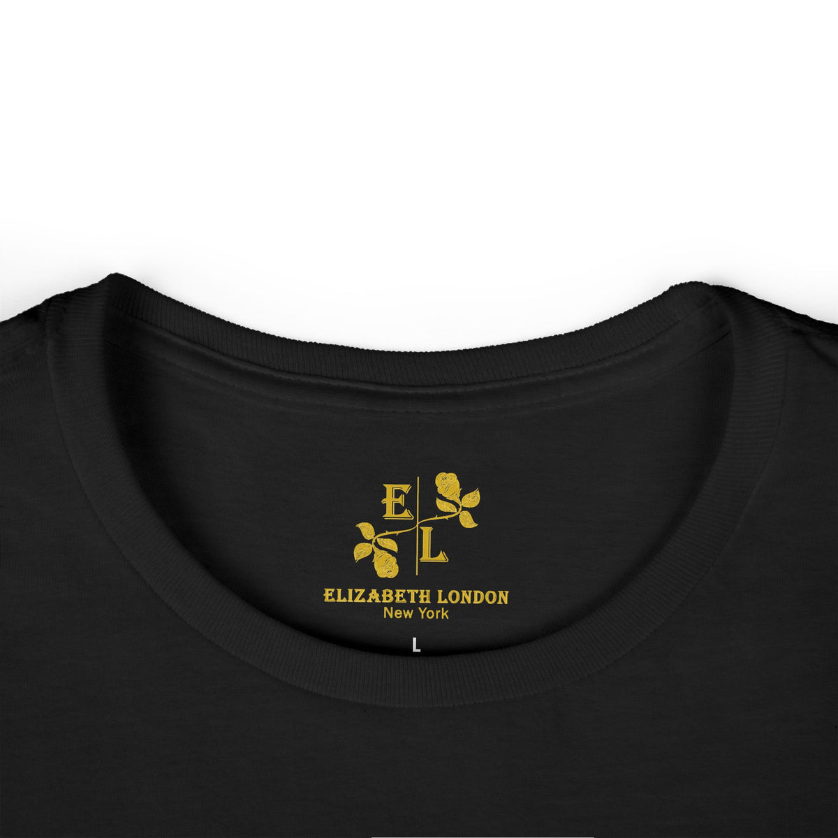 Elizabeth London™ Iconic Signature Rose Women’s Tee – Garden Spectrum