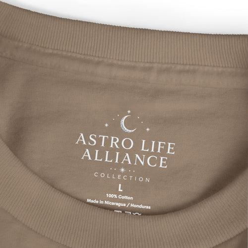 01 Rat — Illustrated Tee — Faded Brown — English