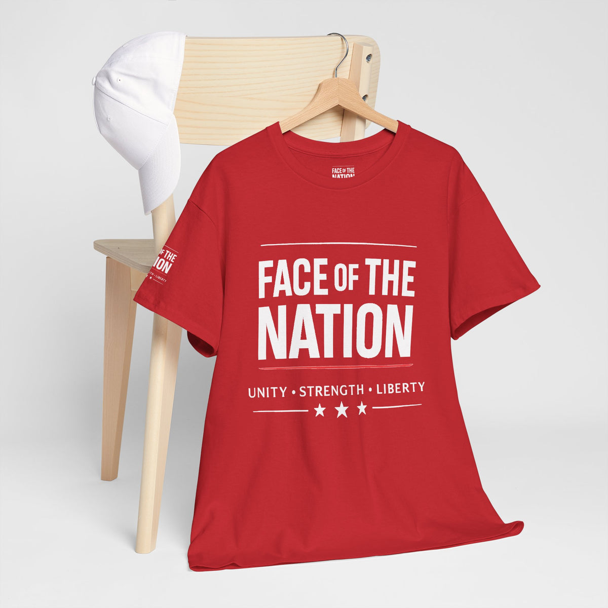 Face of the Nation Heritage Tee — Deep Edition