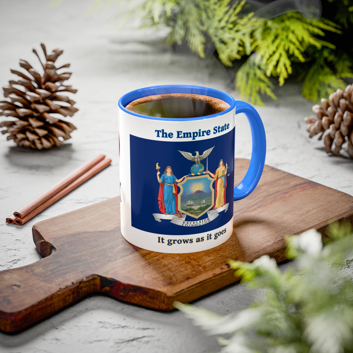 New York State Pride Accent Mug — 11th State