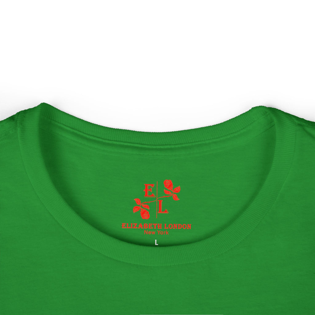 Elizabeth London™ Iconic Signature Rose Women’s Tee – Deep Garden