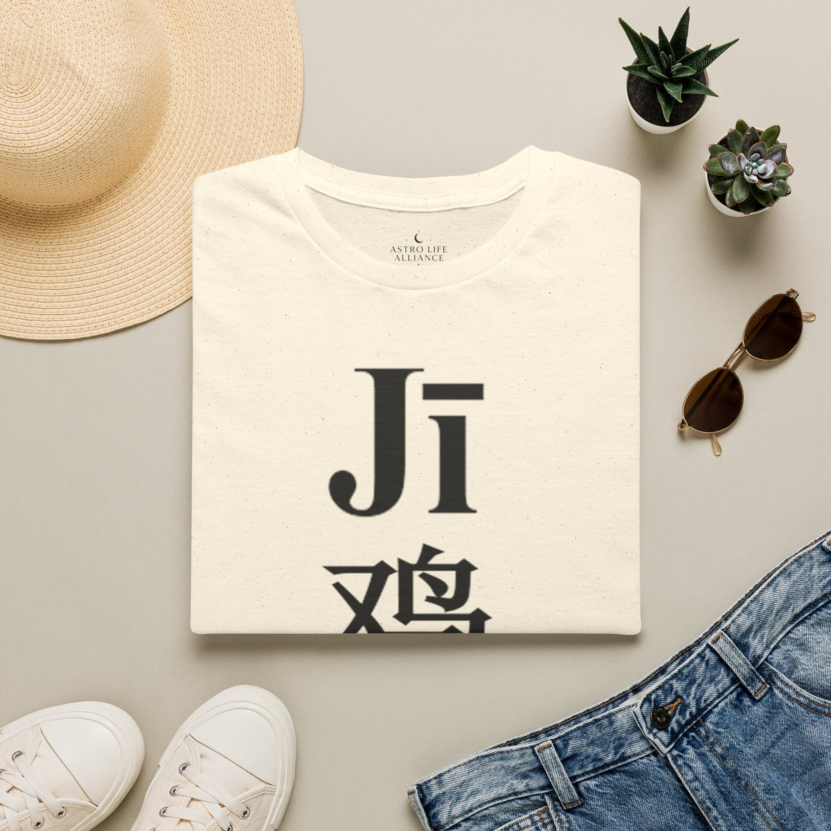 10 Gallo — Camiseta Tipográfica — Colores Claros — Español