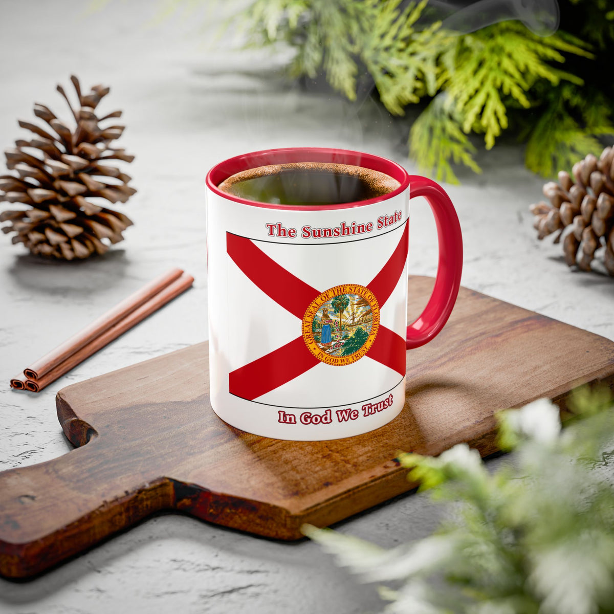 Florida State Pride Accent Mug — 27th State