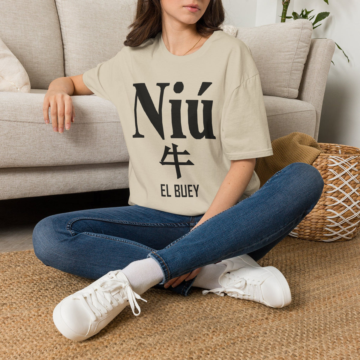 02 Buey — Camiseta Tipográfica — Colores Claros — Español