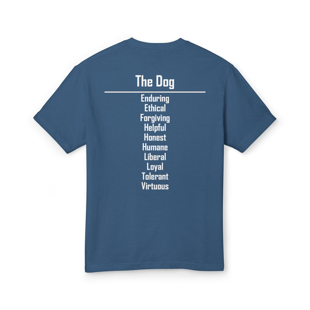 11 Dog — Illustrated Tee — Faded Navy — English