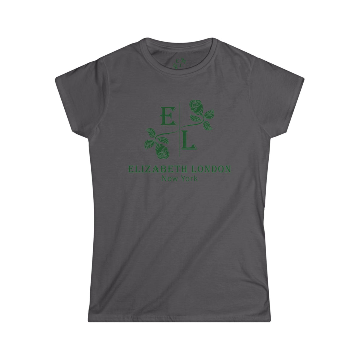 Elizabeth London™ Iconic Signature Rose Women’s Tee – Classic Rose