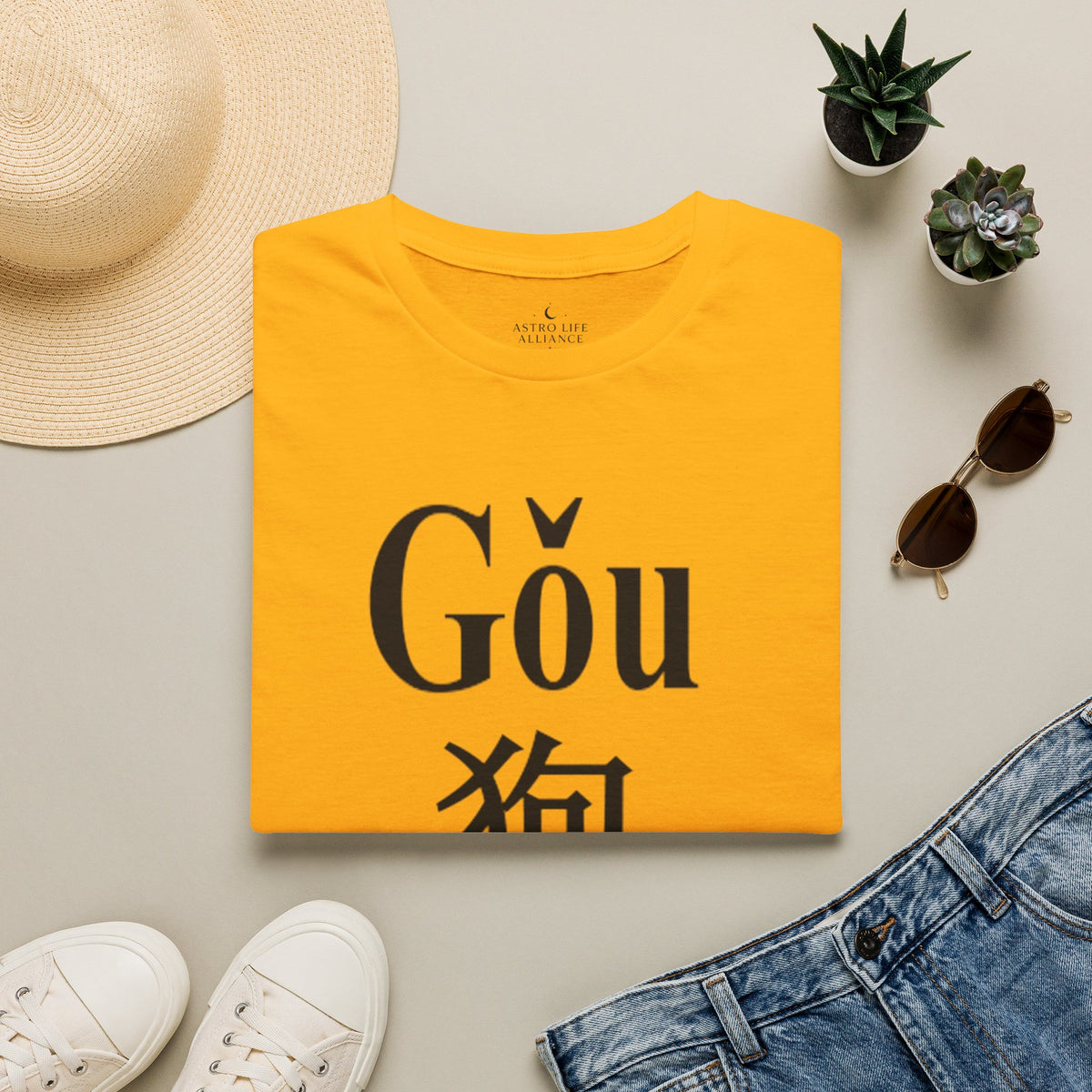 11 Perro — Camiseta Tipográfica — Colores Claros — Español