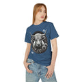 02 Buffalo/Ox — Illustrated Tee — Faded Navy — English